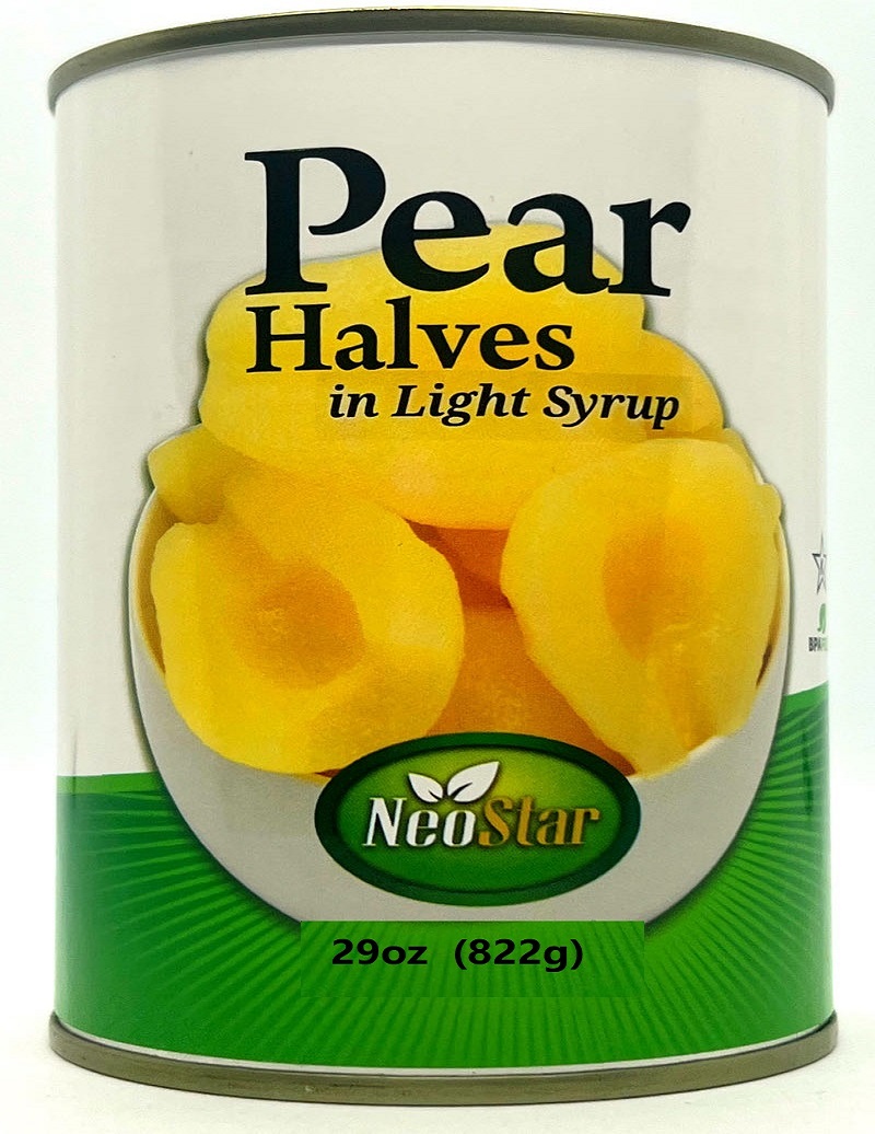 #2.5 (29oz) Pear Halves, Light Syrup