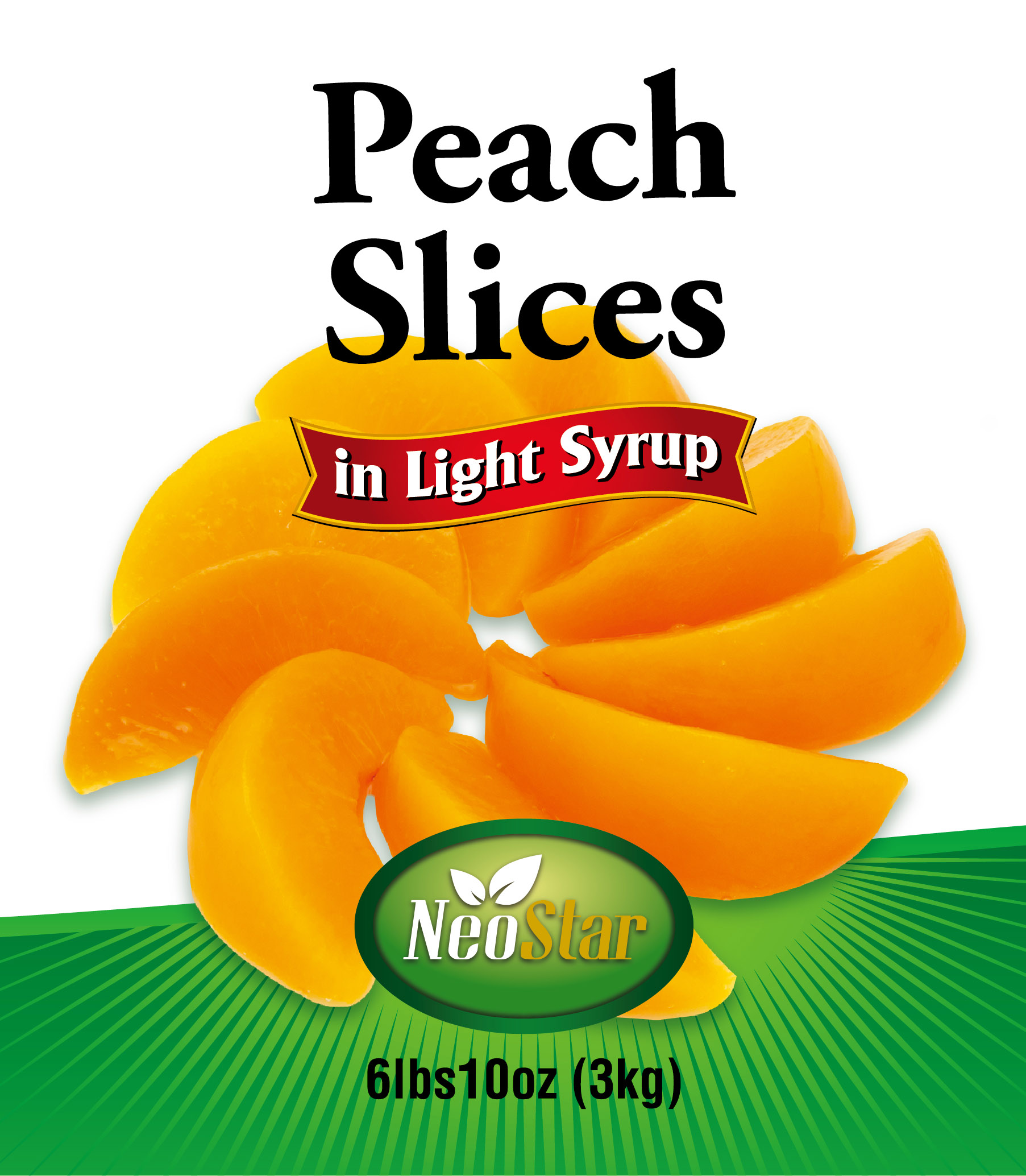 #10 (106oz) Peach Slices, Light Syrup