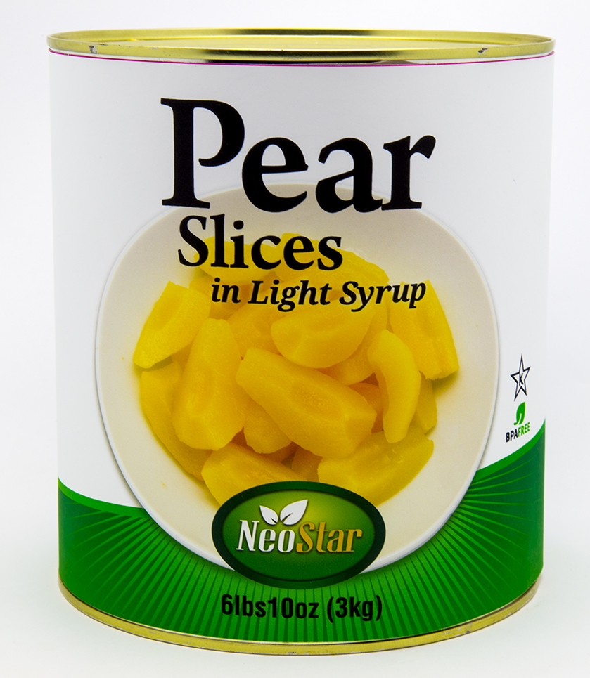 #10 (106oz) Pear Slices, Light Syrup